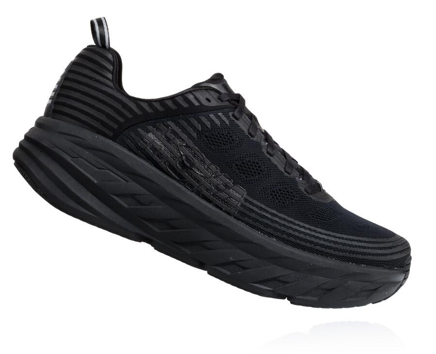 Hoka One One Bondi 6 Löparskor Herr - Svarta - OWEAB-4197